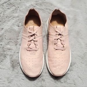 Blush ugg suede sneakers